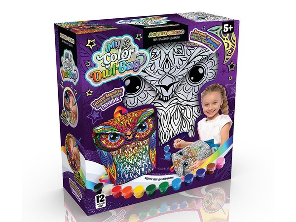 Набір креативної творчості "My color Owl-Bag" рюкзачок сова