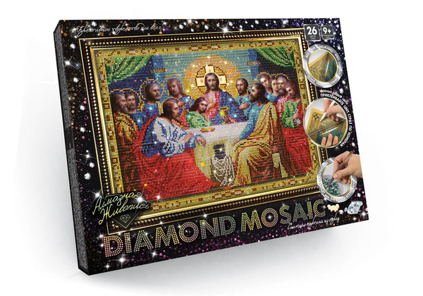 Набір креативної творчості "Алмазная живопись DIAMOND MOSAIC" великий (10), DM-01-01,02,03,04...10. Фото 4
