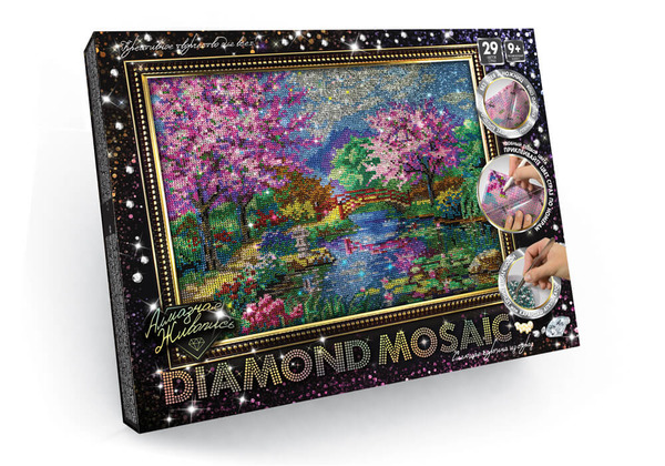 Набір креативної творчості "Алмазная живопись DIAMOND MOSAIC" великий (10), DM-01-01,02,03,04...10. Фото 7