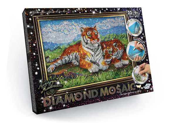 Набір креативної творчості "Алмазная живопись DIAMOND MOSAIC" великий (10), DM-01-01,02,03,04...10. Фото 2