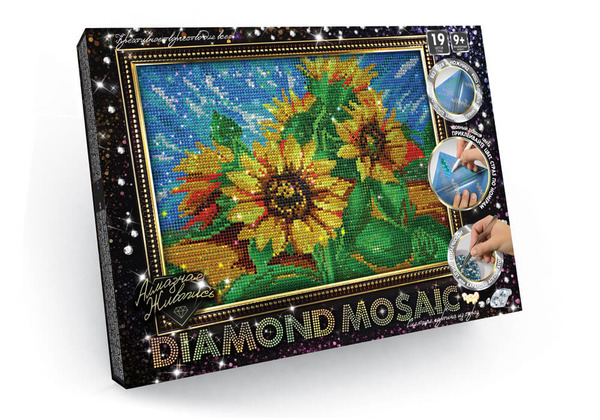 Набір креативної творчості "Алмазная живопись DIAMOND MOSAIC" малий (10), DM-02-01,02,03,04...10. Фото 3