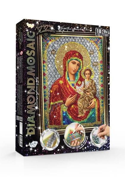 Набір креативної творчості "Алмазная живопись DIAMOND MOSAIC" малий (10), DM-02-01,02,03,04...10. Фото 10