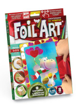 Набір креативної творчості "Аплікація кольоровою фольгою "FOIL ART"(20), FAR-01-01,02,03...10. Фото 4