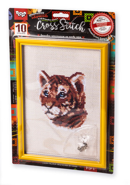 Набір креативної творчості "Вишивка хрестиком на канві CROSS STITCH"(15). Фото 3