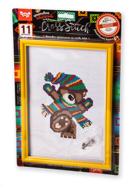 Набір креативної творчості "Вишивка хрестиком на канві CROSS STITCH"(15). Фото 11