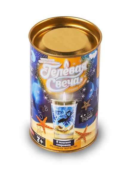 Набір креативної творчості "Гелева свіча" в тубусі (12). Фото 5