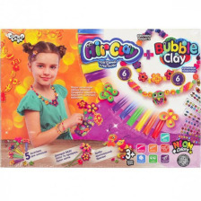 Набір креативної творчості із пластиліну "AIR CLAY+BUBBLE CLAY" укр. (10). Фото 3