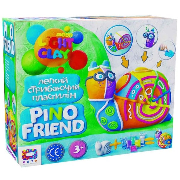 Набір легкого стрибаючого пластиліну Pino friend  Райлі 70037