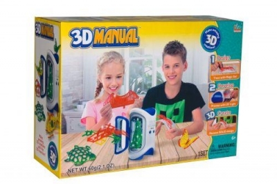 Набір ручка 3D LM111-1 (18шт)печка для запекания, формочки, 4 цвета ручек, в коробке 35,5*25,3*12,5