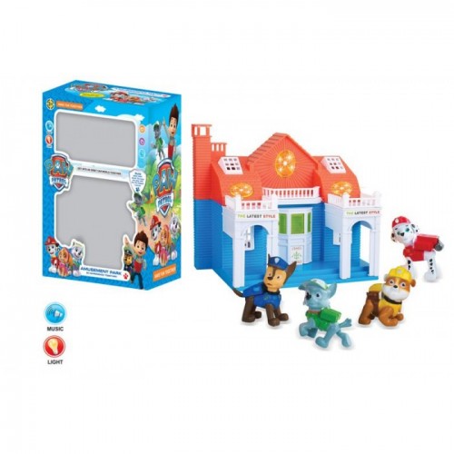 Будинок "Paw Patrol" ZY-564 (36шт/2) муз,свет,4 фигурки,с мебелью, в кор.31*13*10см