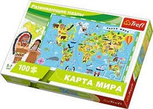 Пазли 15527 Карта світу 100ел.