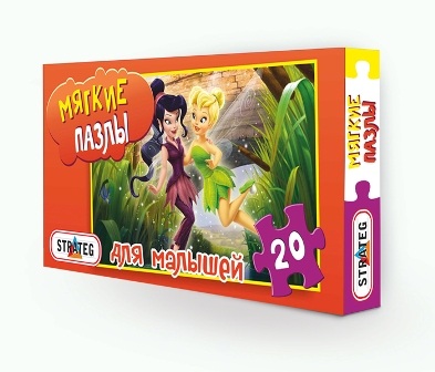 Пазли 255-12 (12шт) Стратег ", Феї" м'які, 20 дет. в коробці, 22,5-16см 2