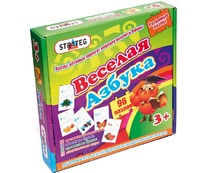 Пазли 518 (10шт) Стратег ", Весела абетка", в кор-ке 25-25-5см