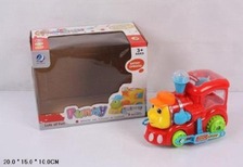 Паровоз 0645 (60шт/2) батар., 2цвета,в кор. 20*15*10см