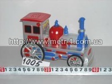 Паровоз 1005 (120шт) инер-й, в кульке, 17-8см