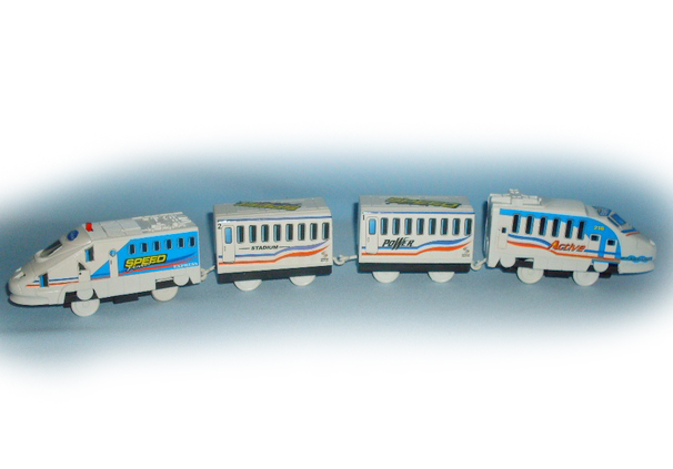 Паровоз 22180 B (144шт) электричка, на бат-ке, в слюде, 44-5-7см