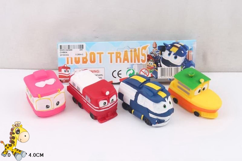 Пищалка СН 8804 Robot Trains резин,4шт,в кул,8*5*4/240