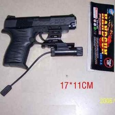 Пістолет 695-1 + (A802101) (240шт / 2) батар., З ліхтариком, пульки, в пакеті 17 * 11см