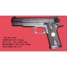 Пістолет P169A (36шт/2) пластик., с пульками, в кор. 24*16,5см