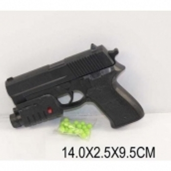 Пістолет P226 (A814546) (288шт / 2) батар., Лазер, пульки, в пакеті 14 * 2,5 * 9,5 см