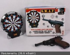 Пістолет XZ-H31 / 32 (48шт / 2) 2 види, звук, в коробці 35 * 24 * 4см