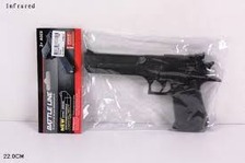 Пістолет батар 7653A (240шт/2) свет, звук, в пакете 22 см.