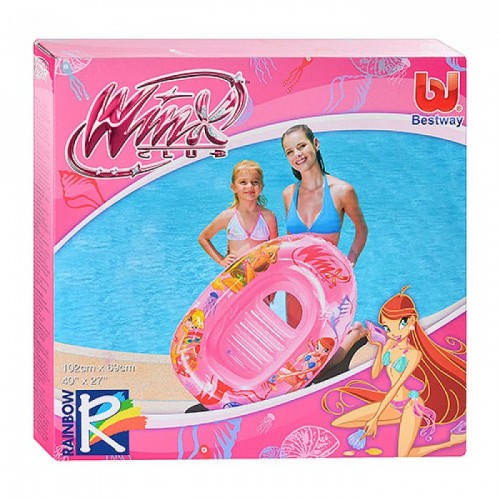 Плотик 92004 (12шт) WINX, прозрачн окно, 102-69см, 3-6лет, в кор-ке, 28-27-4см