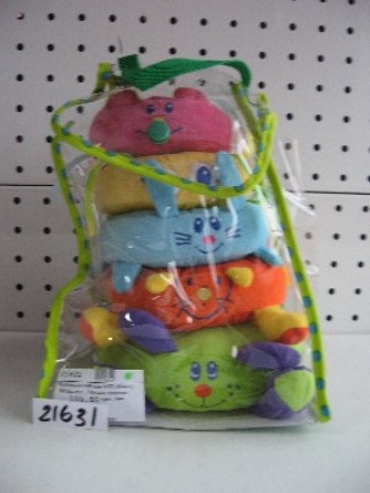 Погремушка 6322 (60шт)батар.,муз., 2вида,в сумочке 25см