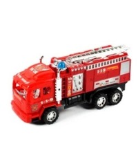 Пожарная машина 6010 (96шт) инер-я, в кульке, 26-12-9см