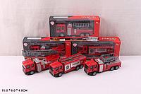 Пожежна техніка 559-4A (144шт/2) 1:60, 3 вида, в кор.15*6*4см