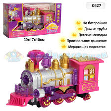 Поїзд батар 0627 (48 шт) "Казковий потяг" муз., Світло, в кор. 30 * 17 * 10см
