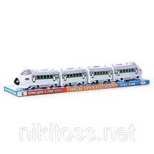 Потяг 588-7 A (24шт) звук, на бат-ке, в слюде, 80-12-11см