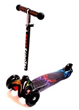 Самокат SCOOTER MINI PRINT Чорна блискавка