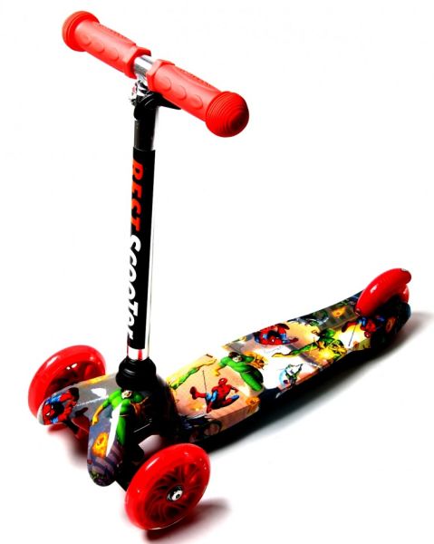 Самокат SCOOTER MINI Стікер спайдермен