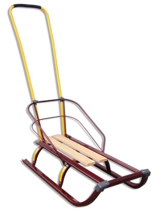 Сани дитячі Skiper Jack з ручкою