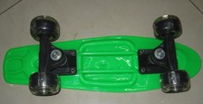 Скейт 5822-6(12шт)металл.крепления,колёса PVC свет 5см, 42*12,5 см,6 цветов