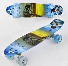 Скейт F 3270 Best Board дошка=55см,колеса PU, світяться,d=6см