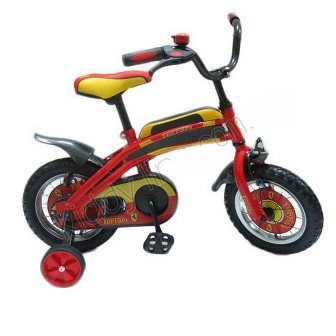 Велосипед 2-х коліс 16'' 141607 "Ferrari" Червоний (1шт) з дзвінк, дзерк, з встав в кол