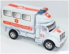 Спецтехніка 5252-21 (240шт) инер-я, скорая, в кульке, 17,5-9-7см