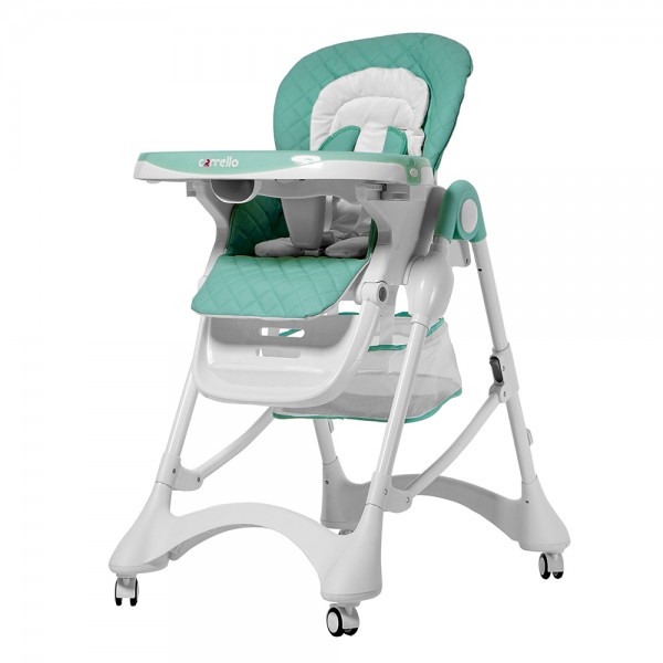 Стульчик для годування CARELLO Caramel  CRL-9501/3 Aqua Green