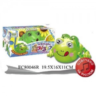 Тварини EC 80046 R/00504042 (48шт) Квак, двигается, муз, свет, на бат-ке, в кор-ке, 19,5-16-11см