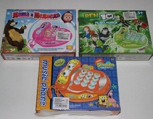 Телефон QF131/2/D800 (120шт/2) 3вида,батар, в кор. 21*15*4,5см
