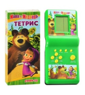 Тетріс E 9999-20 (200шт) ММ, на бат-ці, в кор-ке, 19-8-2,5см