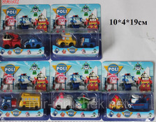 Транспорт 896502 " Robocar POLI" инерц.5в.2шт.лист.10*4*19 ш.к./240/