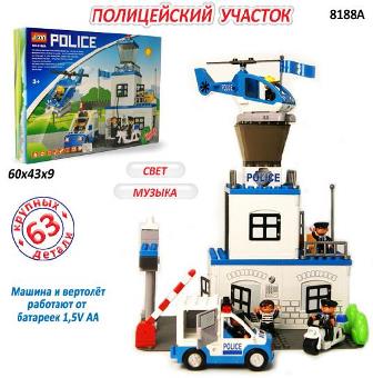 Трансформер 8188A "Robocar POLI" 4в.лист.27,5*4,5*45 ш.к./120/