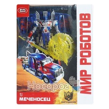 Трансформер F501 (28шт) TF, робот+трейлер, 16см, в кор-ке, 20-25,5-7,5см