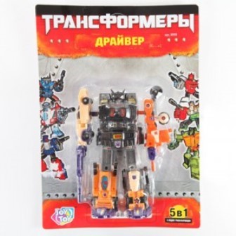 Трансформер JOY TOY 8009 робот "Драйвер" лист 24*33 ш.к./60/