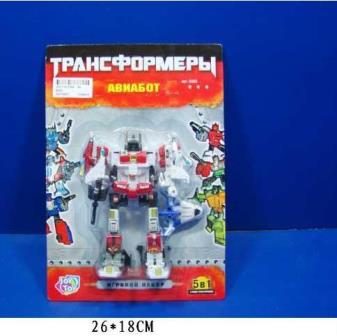 Трансформер JOY TOY 8020 робот "Авиабот" лист 18*26 ш.к./60/