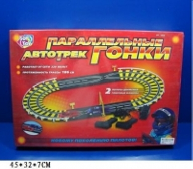 Трек  0808 (24шт/2) длина трассы 186 см, в коробке 45*32*7см
