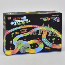 Трек FYD170235 2в1 траса лампочки LED